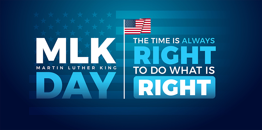 Martin Luther King Jr. Day graphic