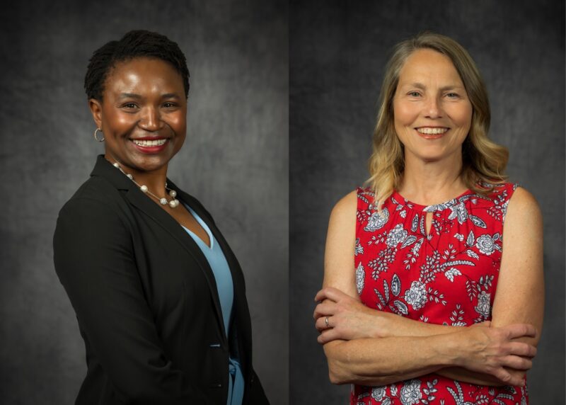 Dr. Abiola Keller and Dr. Kristin Haglund photo