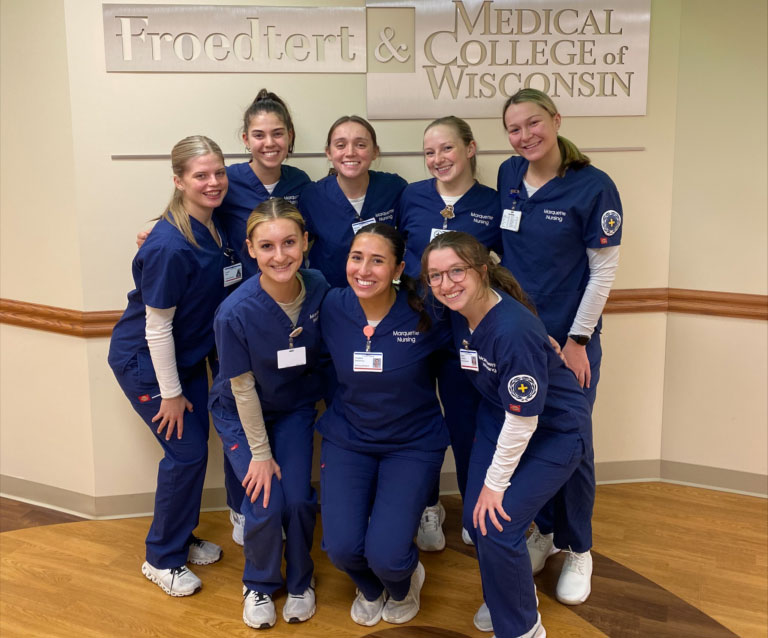 marquette-nursing-students-2023 photo