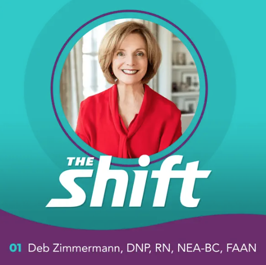 The Shift Podcast with Deb Zimmereman graphic