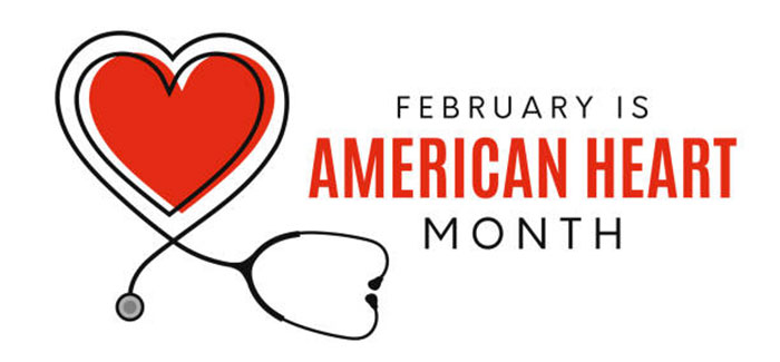 February heart-month graphic