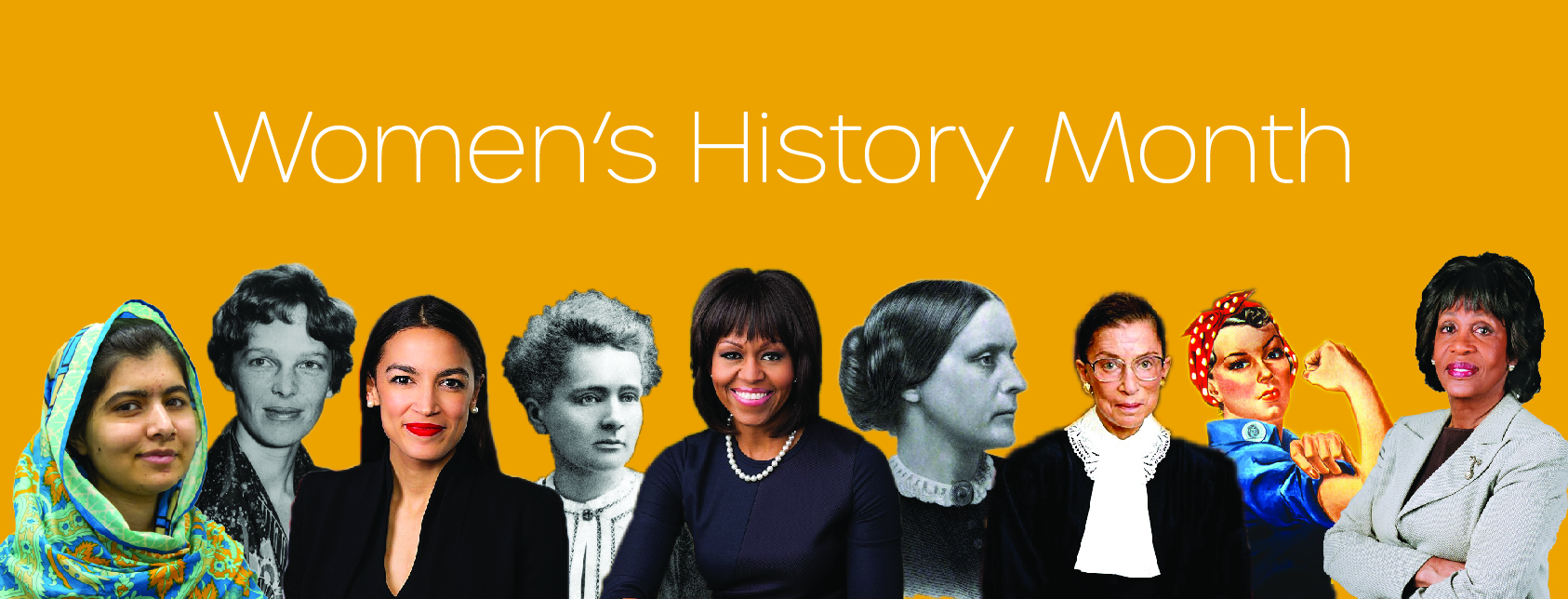 Women's History Month graphic